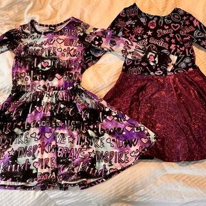 Girls fit and flare dresses pixie lane